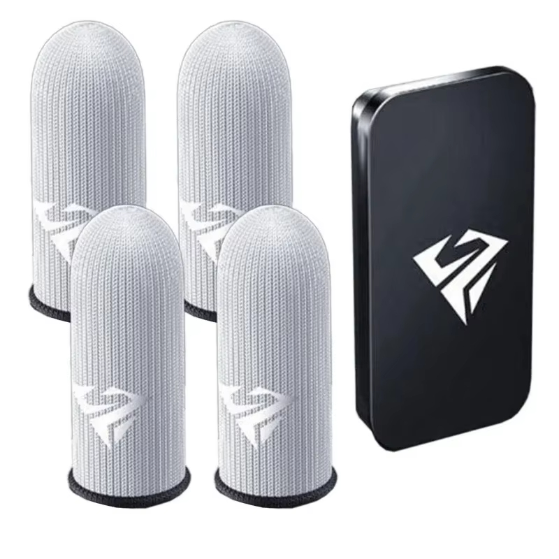 Gaming Accessories Bundle - 1組 ゲーマー用フィンガースリーブ 汗防止 ゲーマー用フィンガーカバー タッチスクリーン指先スリーブ モバイルゲーム用