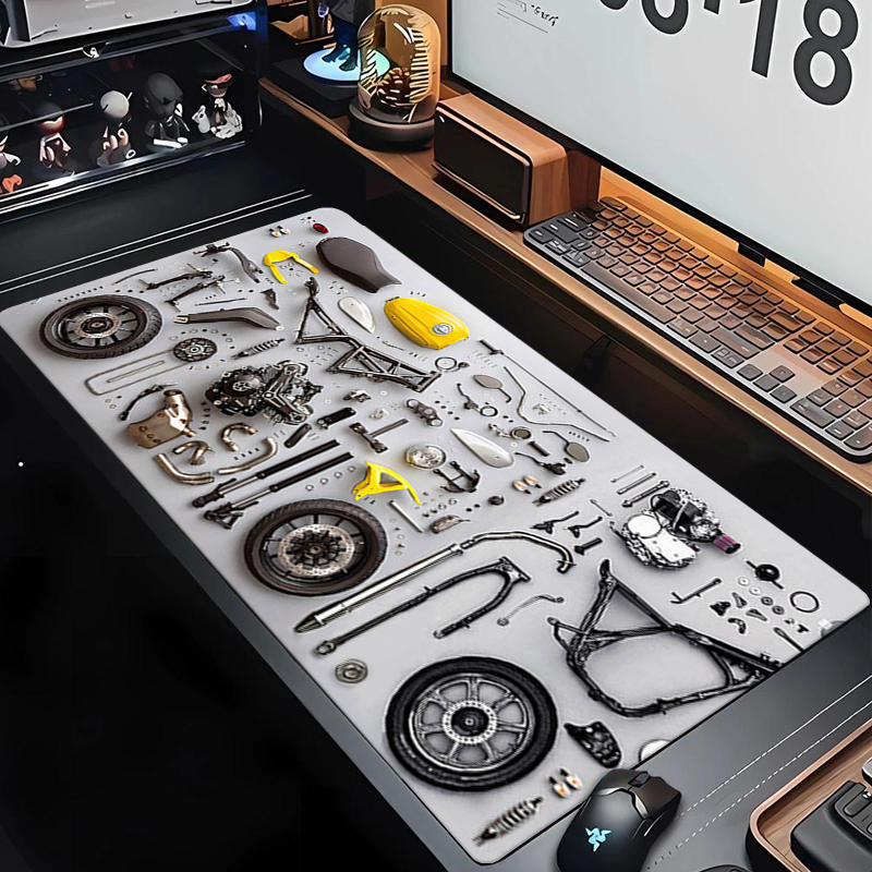 Gaming Accessories For Desk - 分解図 ゴム製マウスパッド マウスパッド XXL ゲームアクセサリー オフィス