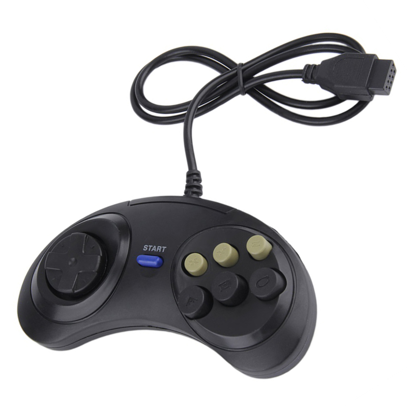 Gaming Accessories Driving - 新しいユニバーサルゲームコントローラー,クラシック有線,6ボタン,sega md2,pc,mac,mega,ゲームアクセサリー,リモコン用