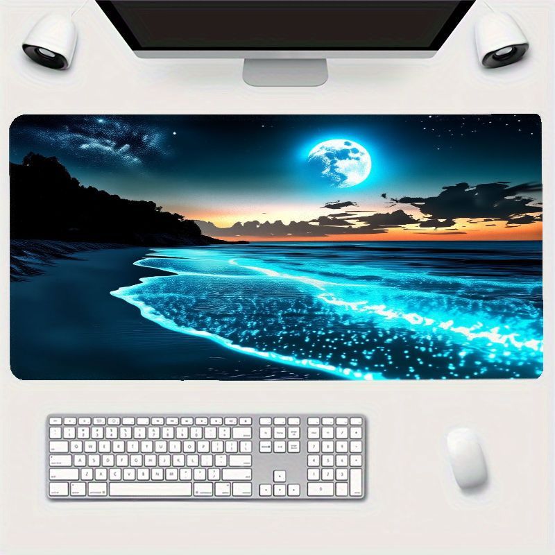 Gaming Accessories Brands - ブランド Cosmic Iron Art マウスパッド 滑り止め耐久性のあるゲーミングオフィスデスクトップアクセサリー芸術的なデザイン