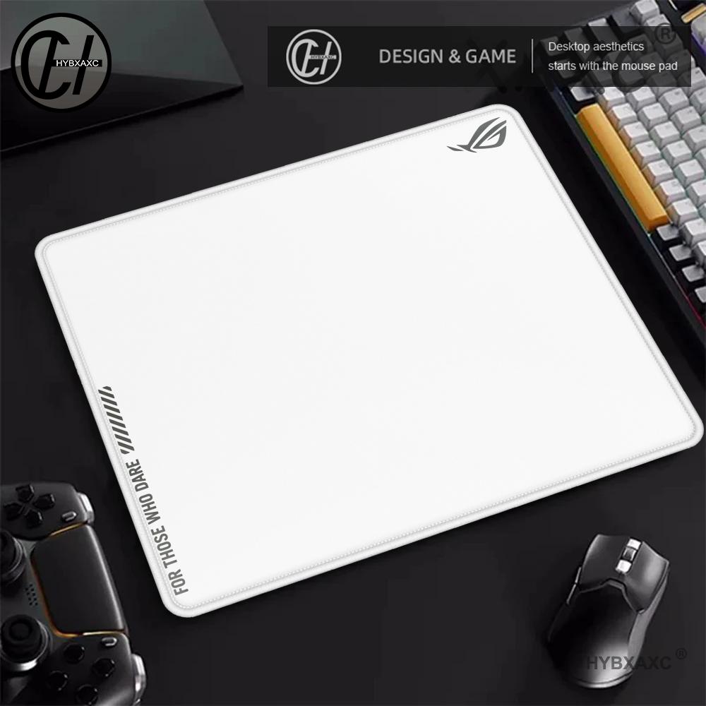 Gaming Accessories Logo - デスクパッド ROG ホワイト シンプルロゴ 大型 50X50