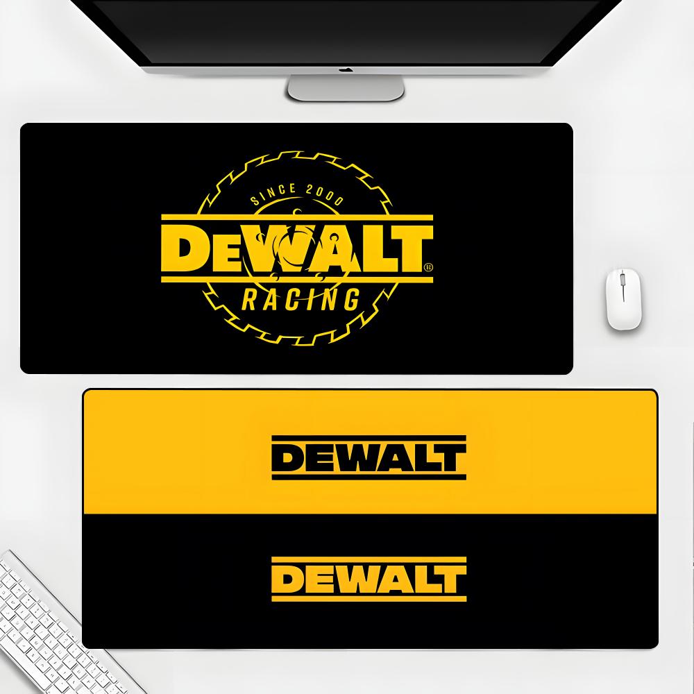 Gaming Accessories Logo - D-DeWalt クールロゴマウスパッドラバーマットラップトップ Xxl マウスパッドノートブックゲーマーコンピュータテーブルゲームアクセサリー