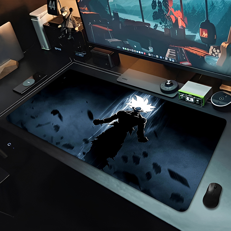 DBZ ブラックアニメマウスパッドドラゴンボール大型 PC  - Gaming Accessories For Desk のレビューと価格