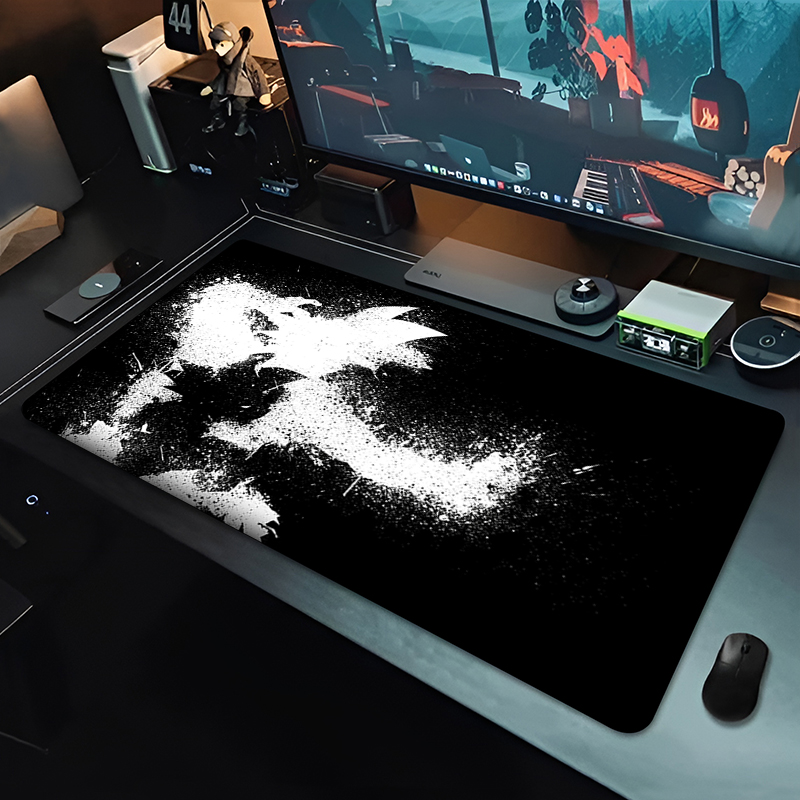DBZ ブラックアニメマウスパッドドラゴンボール大型 PC  - Gaming Accessories For Desk のレビューと価格