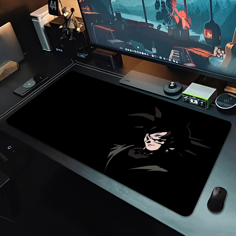 DBZ ブラックアニメマウスパッドドラゴンボール大型 PC  - Gaming Accessories For Desk のレビューと価格
