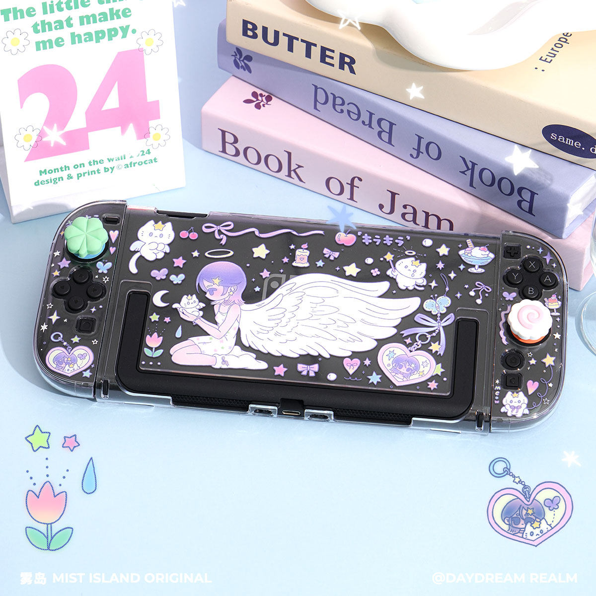 ミストアイランドオリジナルスイッチ2分割保護ケース透明Y2k - Gaming Accessories In China のレビューと価格