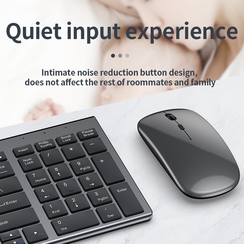 Jomaa スリム充電式 Bluetooth キーボードとマ - Gaming Accessories Combo のレビューと価格