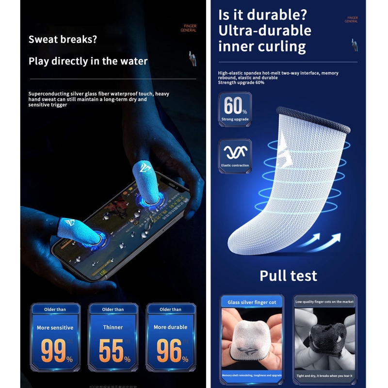 ガモスキートスリーブ,指カバー,タッチスクリーン,携帯電話ゲ - Gaming Accessories Bundle のレビューと価格