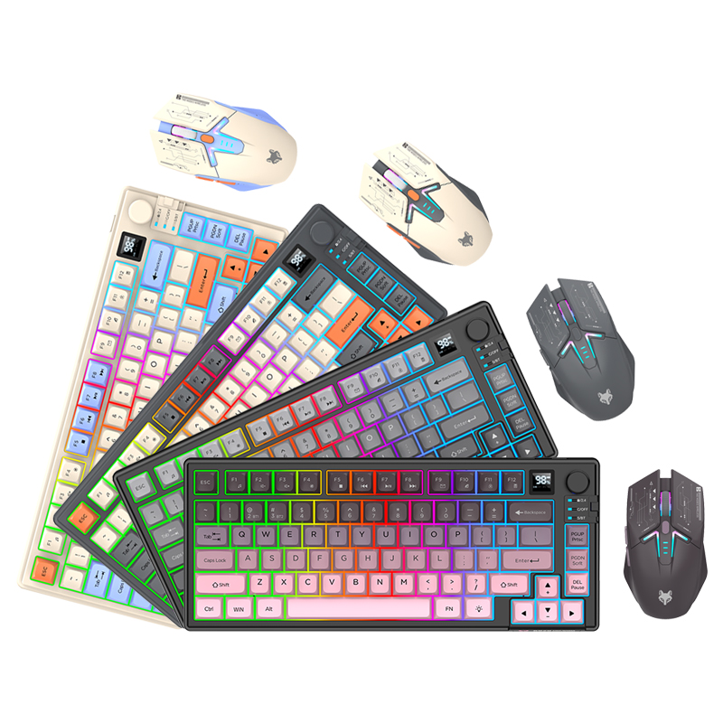 プレミアムデュアルモード2.4G+Bluetoothキーボー - Gaming Accessories Combo のレビューと価格