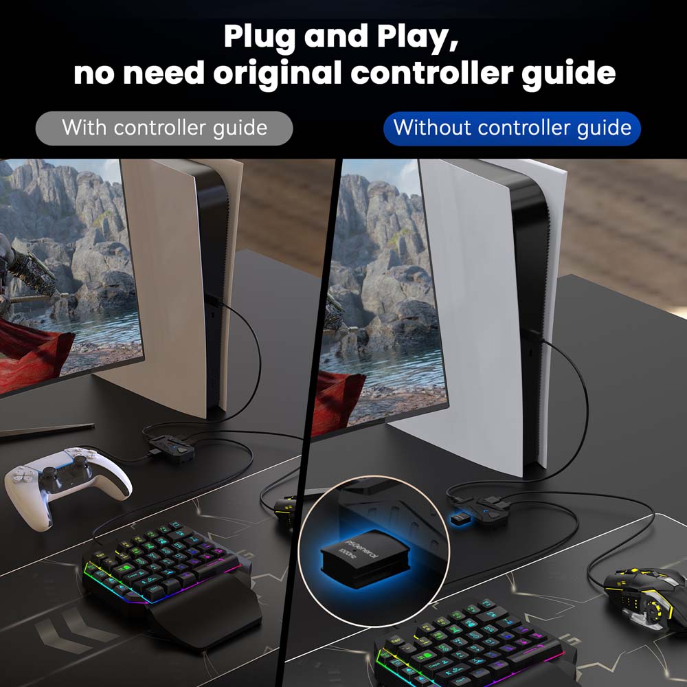 PS5 ゲーミングキーボードマウスコンボ USB タイプ C - Gaming Accessories Combo のレビューと価格