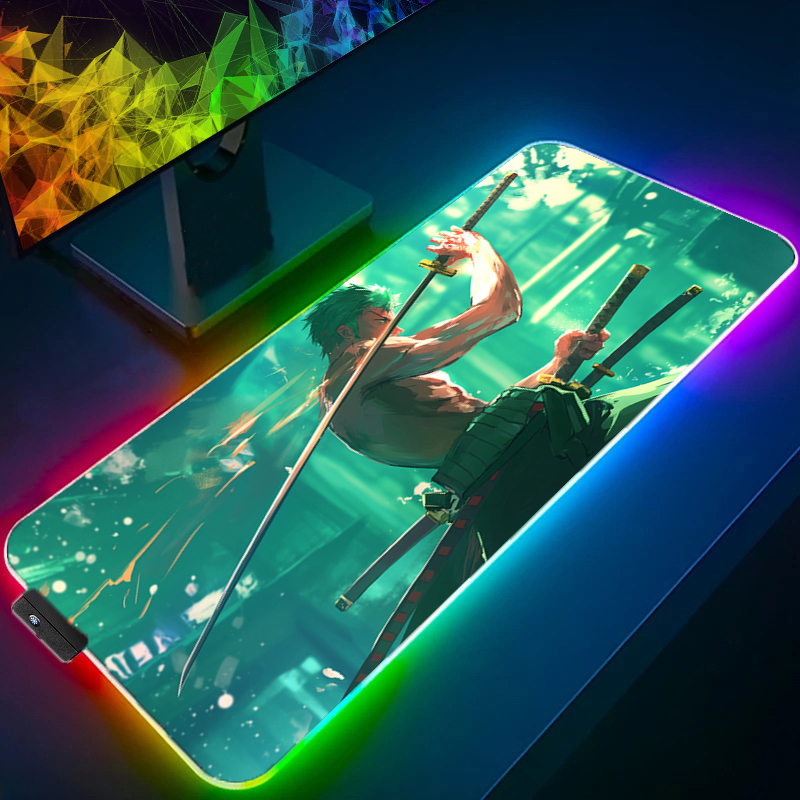 ワンピースゾロマウスパッド RGB ゲームアクセサリー Ga - Gaming Accessories For Desk のレビューと価格