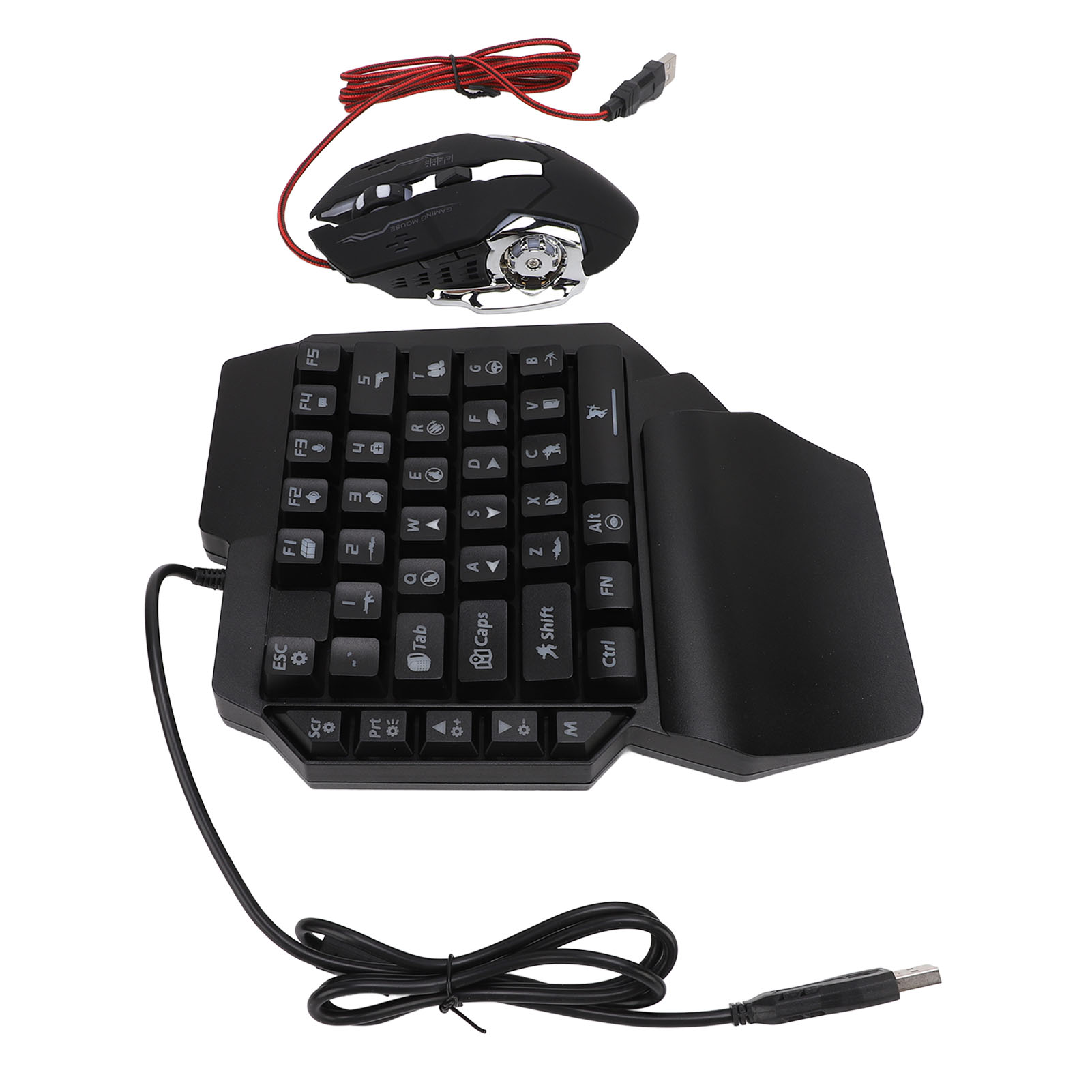 キーボード マウス コンバーター セット 応答性の高い片手キ - Gaming Accessories Combo のレビューと価格