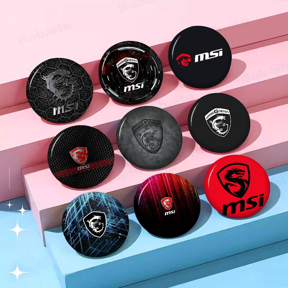 ゲーミング M-MSI ドラゴンロゴ 58mm 動物 面白い - Gaming Accessories Logo のレビューと価格