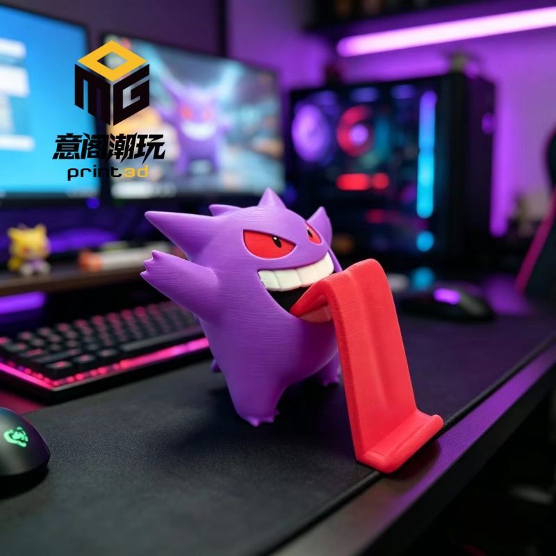 ポケモンゲンガー クリエイティブ携帯電話スタンド 3Dプリン - Gaming Accessories As Gifts のレビューと価格