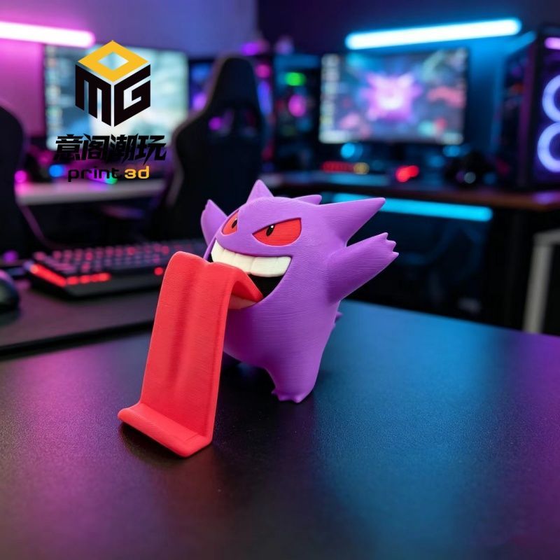 ポケモンゲンガー クリエイティブ携帯電話スタンド 3Dプリン - Gaming Accessories As Gifts のレビューと価格