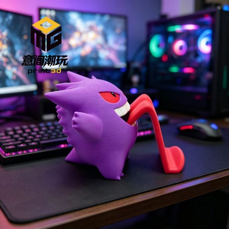 ポケモンゲンガー クリエイティブ携帯電話スタンド 3Dプリン - Gaming Accessories As Gifts のレビューと価格
