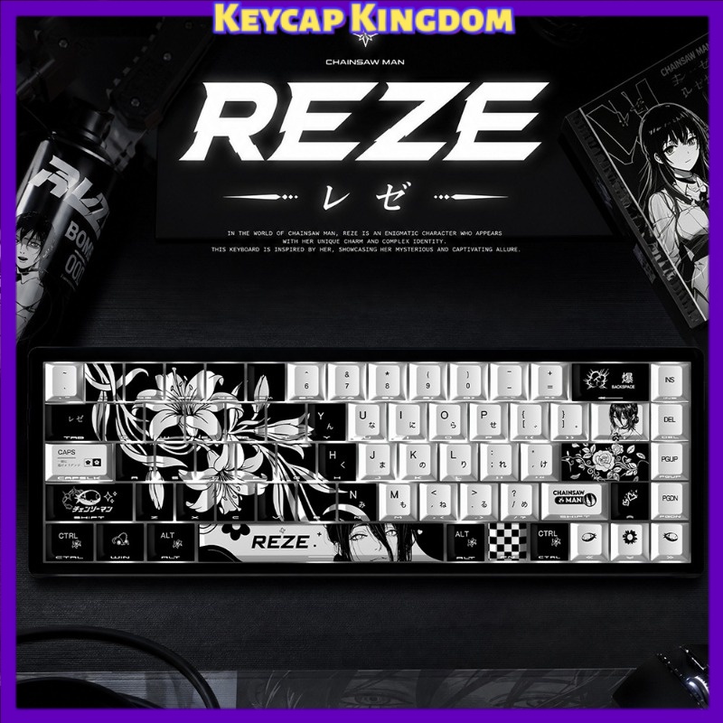新しい Reze 5.0 アニメキーキャップチェーンソーマン - Gaming Accessories Men のレビューと価格