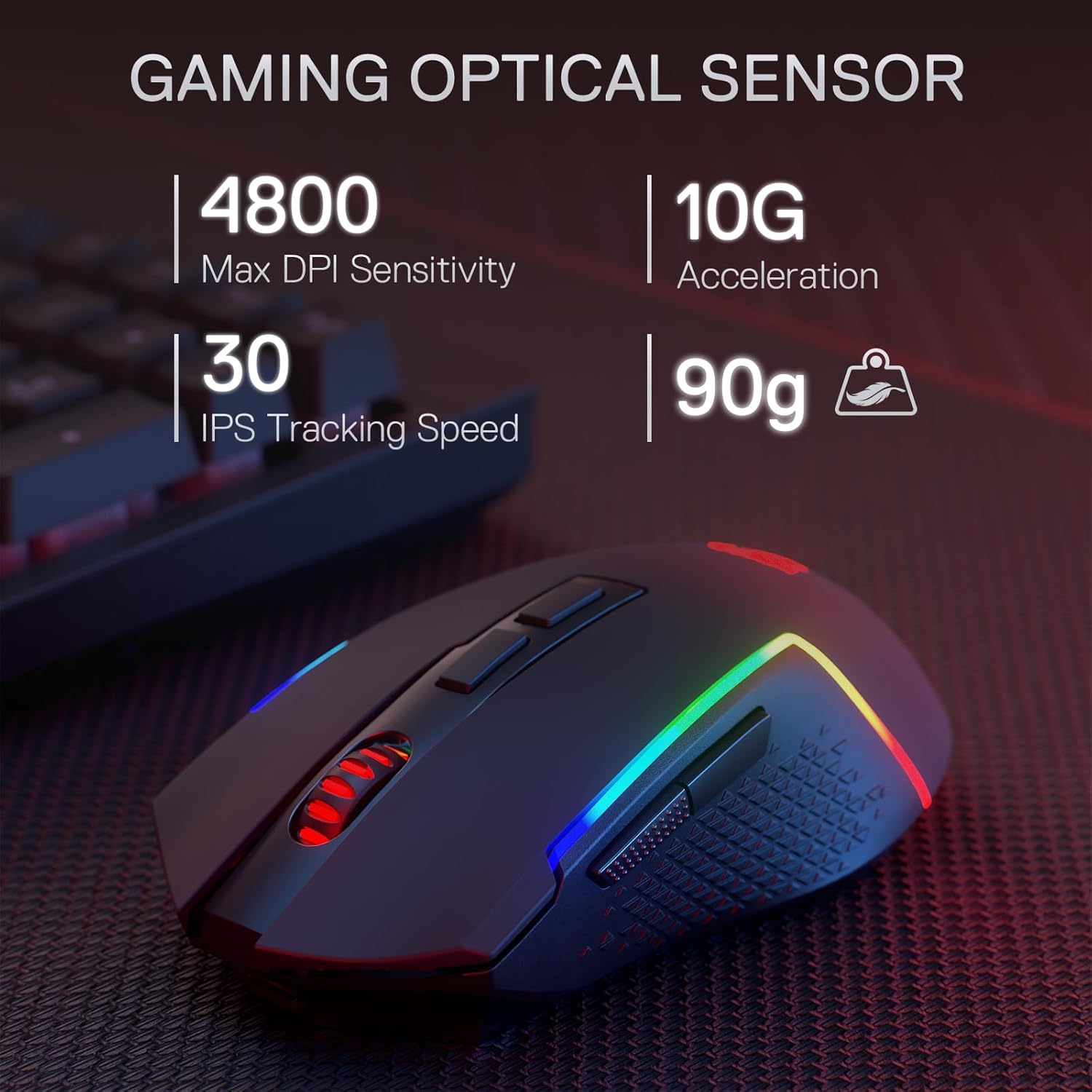 Redragon S142 ワイヤレスゲーミングキーボードと - Gaming Accessories Combo のレビューと価格